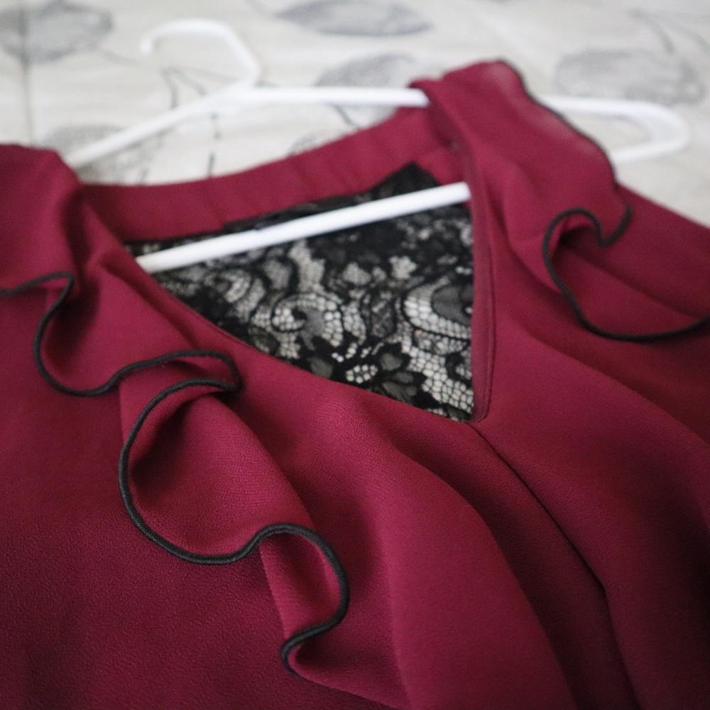 BCX Juniors Ruffle Blouse - Picture 6 of 7